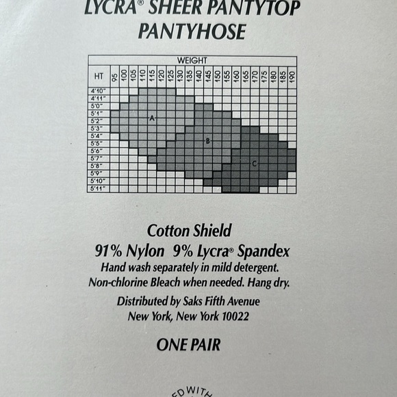 Saks Fifth Avenue The Works Tights Pantyhose Sandal Foot Pearl - Picture 5 of 5